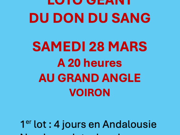 Loto Géant du DON du SANG