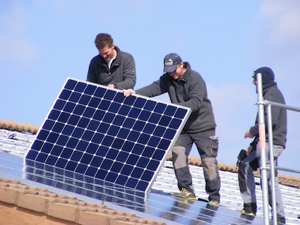 installation panneaux solaires